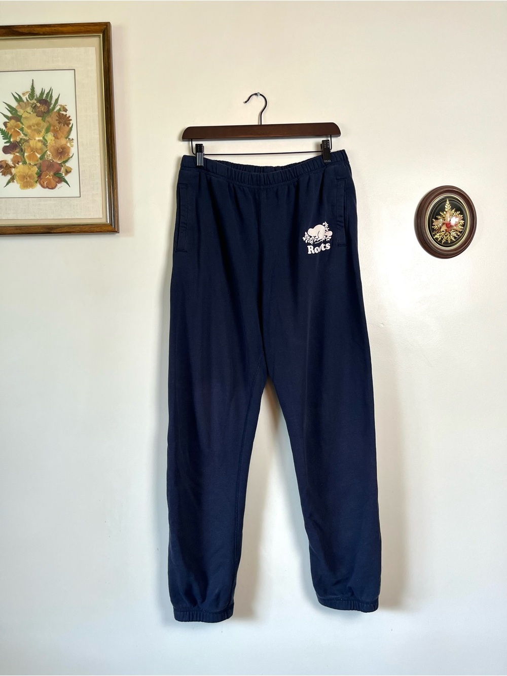 Roots Navy Sweats Medium